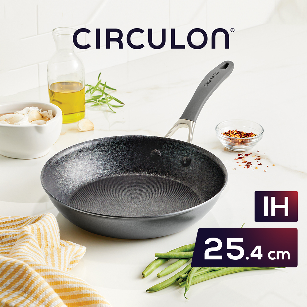 《CIRCULON A1系列》 極致抗刮不沾平底鍋25.4CM