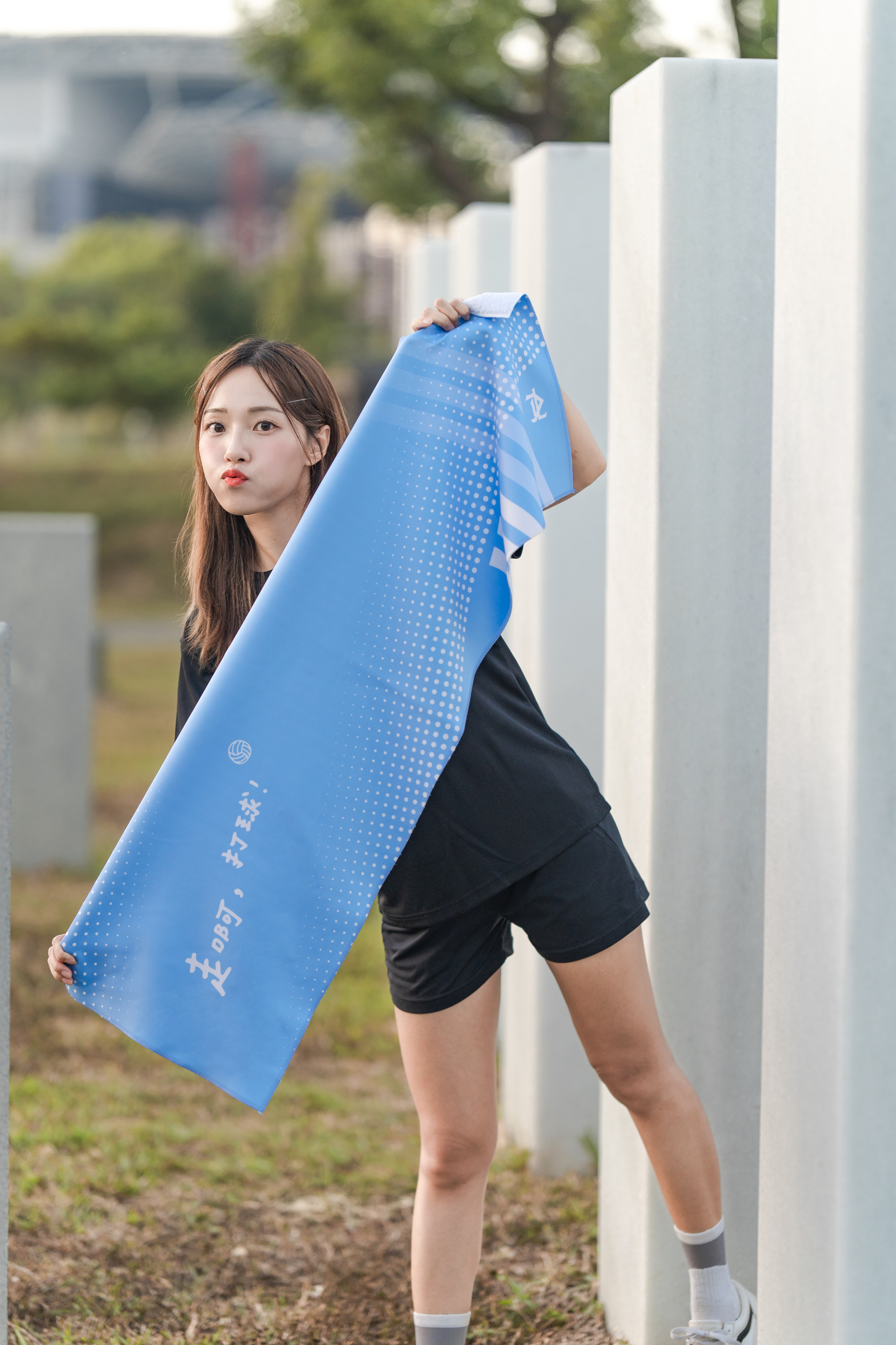 【DLIVE x 排球精靈YIYI 】走啊，打球！排球限定款 昇華厚款毛巾