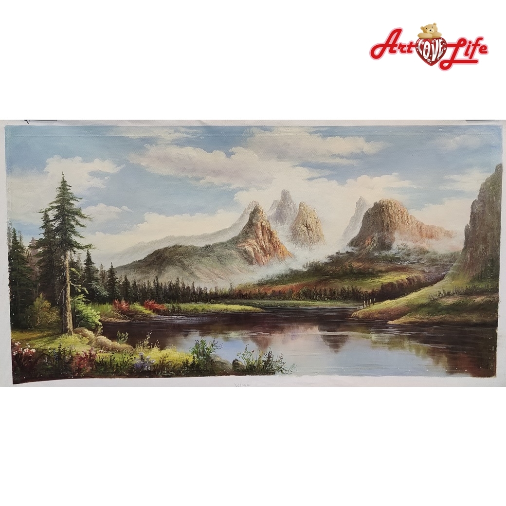 B025_60120高級手繪油畫_風景