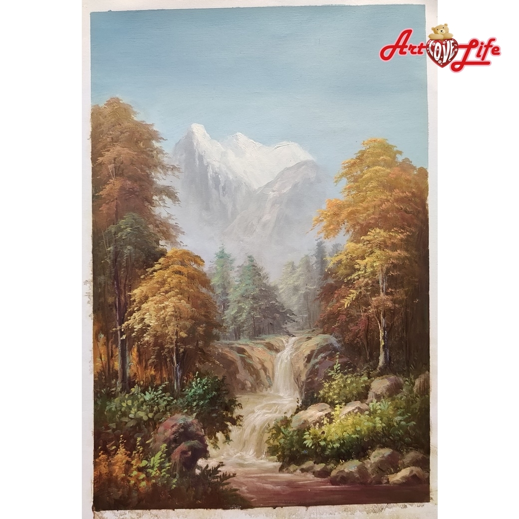 B035_6090高級手繪油畫_風景