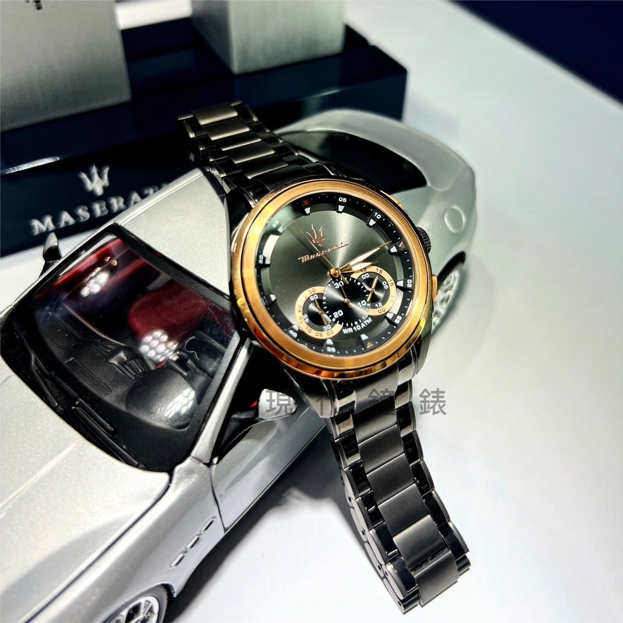 【Maserati瑪莎拉蒂】長征終站系列三眼手錶R8873612016 45mm 現代鐘錶