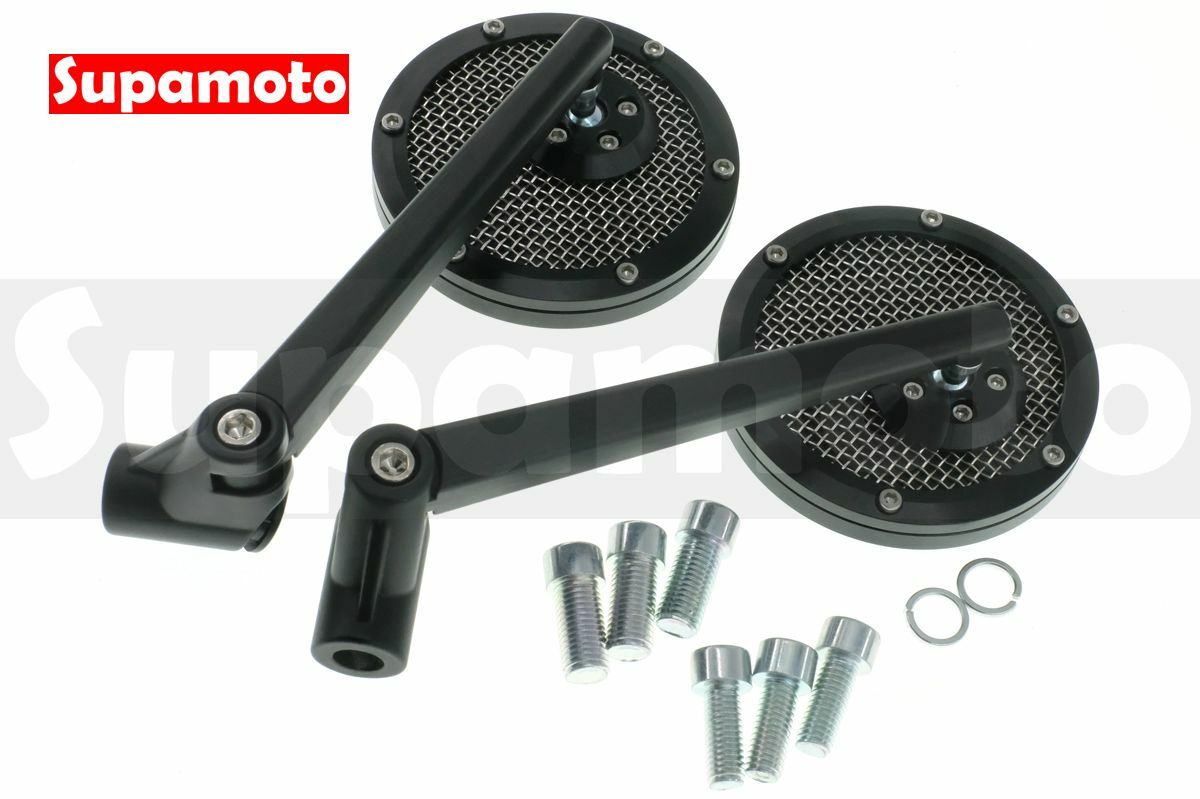 -Supamoto- M175 CNC 圓形 復古 後照鏡 後視鏡 老山車 CB350 VESPA SUI 鋁合金 圓鏡