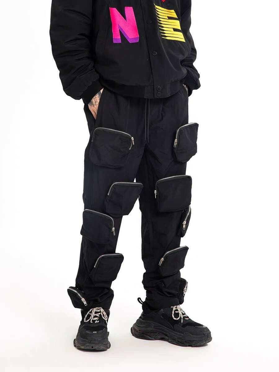 Aone4sure 多口袋 可拆卸 街頭感 工裝機能神褲 長褲 10 Bags Detachable Pants (口袋可拆卸)