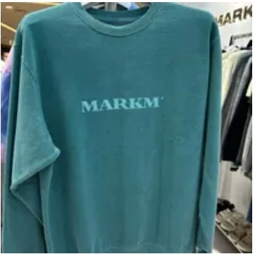 [S] MARK M LOGO SWEATSHIRT,GREEN, MEIBA8795-GR (SMKM65)