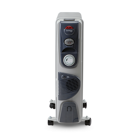 德國寶 German Pool  HTO-124‧充油式電暖爐‧定時器‧9片發熱‧2400W‧香港行貨,原廠1年保養‧