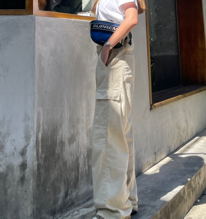 闆娘私心♡ 超好穿搭的棉質工裝褲