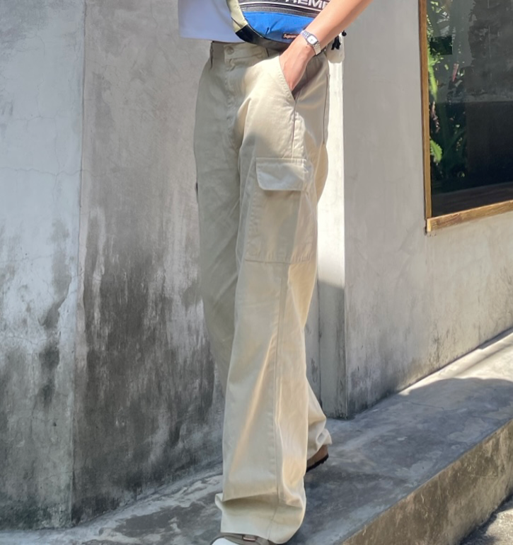 闆娘私心♡ 超好穿搭的棉質工裝褲