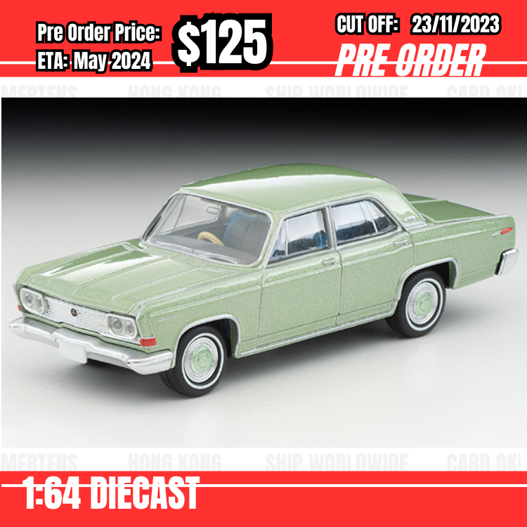 PO-$125 * Tomytec * 1:64 LV-42d Mitsubishi Debonair Green 1964 [OD09/11]
