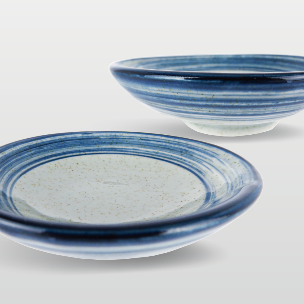 青禾 半紋圓碟 9cm AS03-37-20【陶杯杯瓷器】