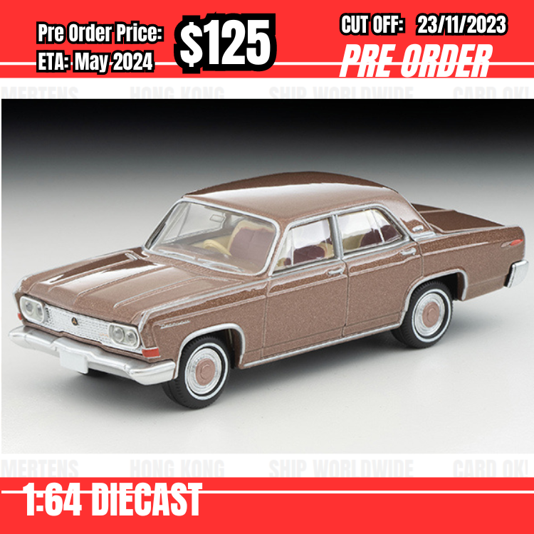 PO-$125 * Tomytec * 1:64 LV-42c Mitsubishi Debonair Brown 1964 [OD09/11]