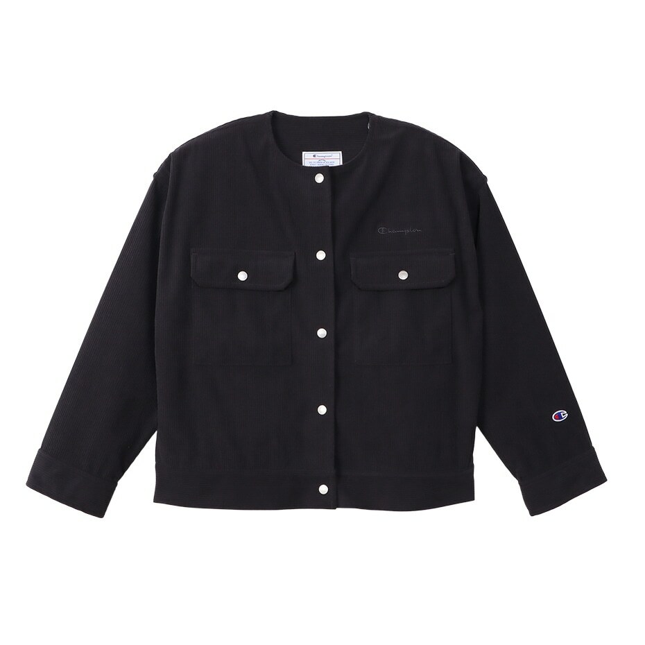 女款-CASUAL燈芯絨工裝夾克-深灰（CW-Y602-080）