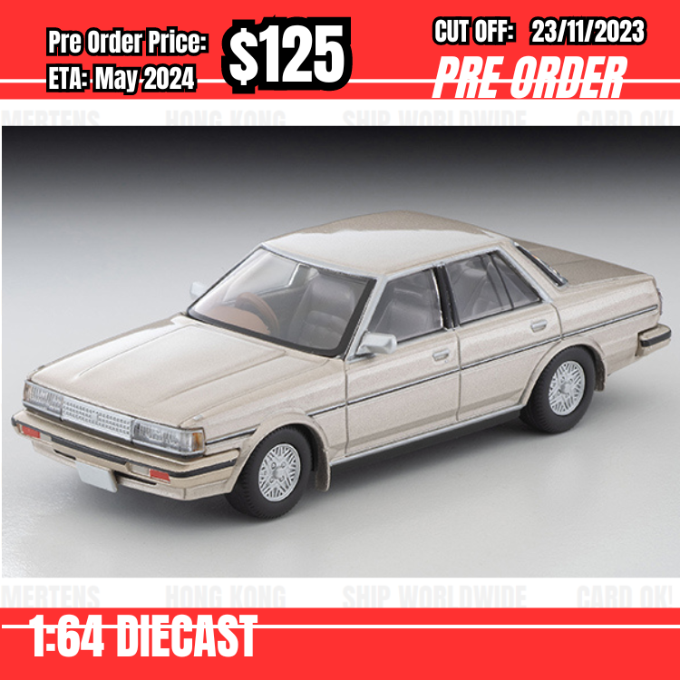 PO-$125 * Tomytec * 1:64 LV-N137c TOYOTA CRESTA Super Lucent TWINCAM 24 BEG 86 Model [OD09/11]