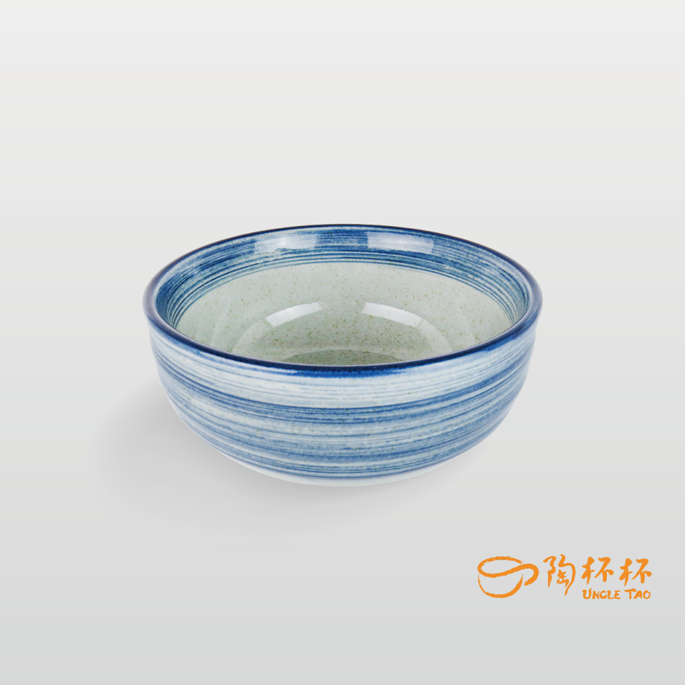青禾 橫紋碗 10cm AS03-37-21【陶杯杯瓷器】