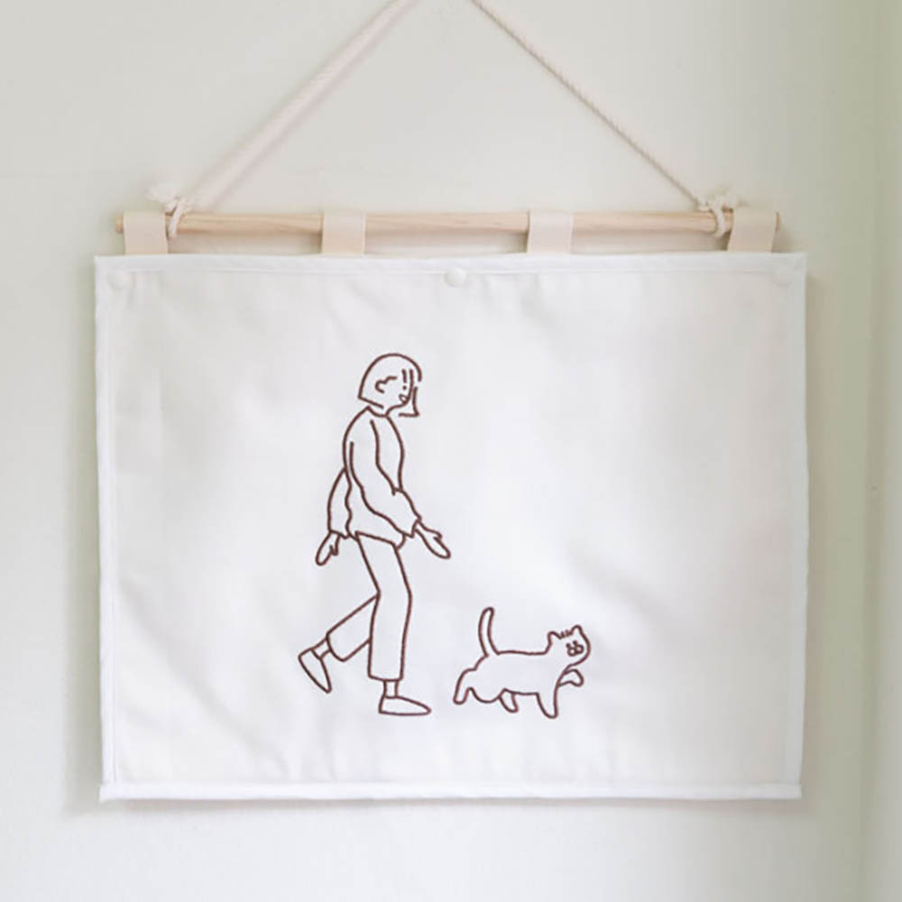 BOMGO | 替換頭收納壁掛（雙層可掀式）