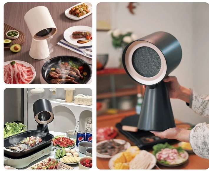 迷李便攜韓燒抽油煙機(火鍋韓燒零油煙|3600RPM|24W超省電|水油分離)