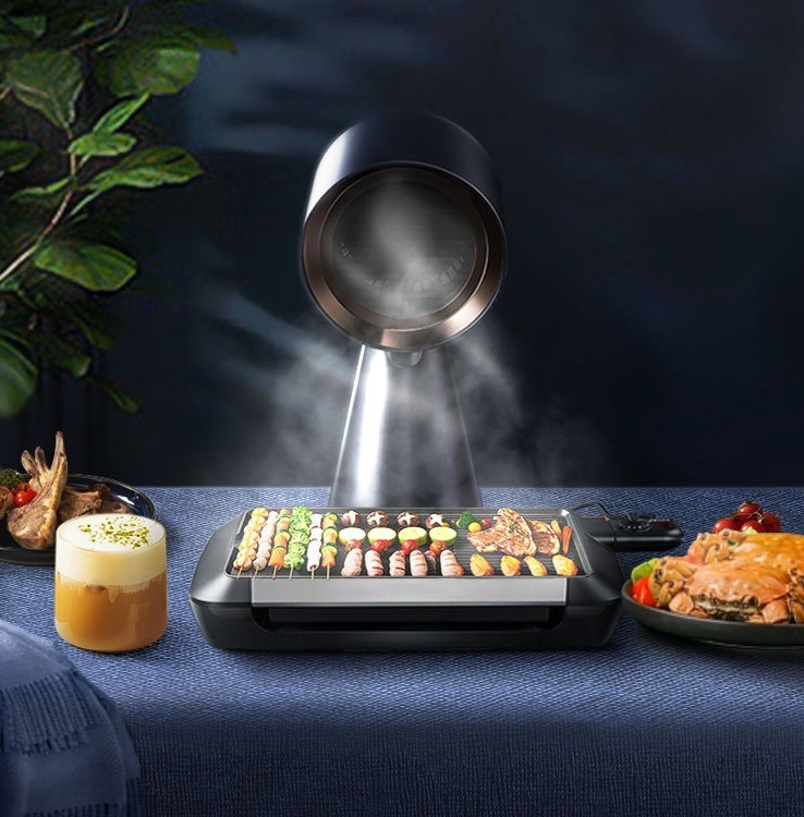 迷李便攜韓燒抽油煙機(火鍋韓燒零油煙|3600RPM|24W超省電|水油分離)