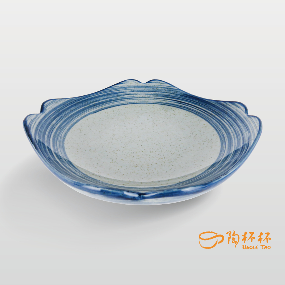 青禾 八角盤 16.5cm AS03-37-26【陶杯杯瓷器】