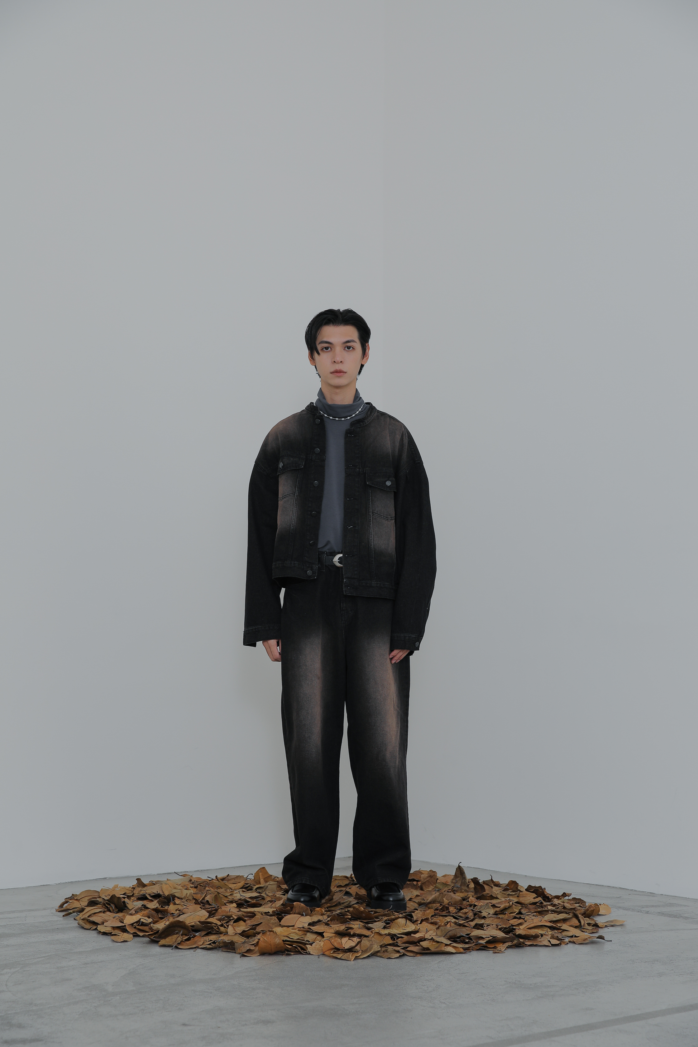 Garment Dying Denim Set #套裝