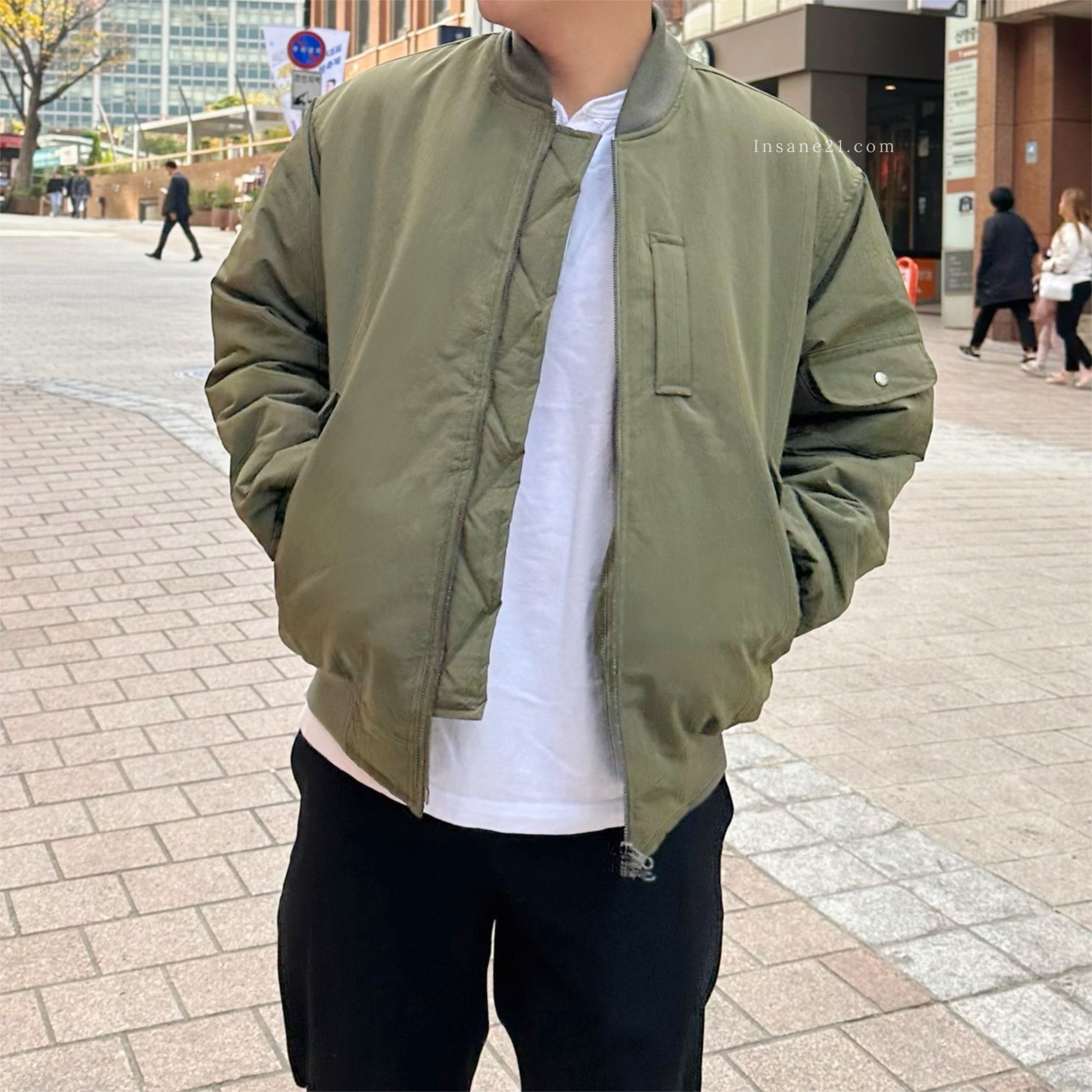 韓國 MA1 飛行外套 實著實拍 三色 黑/綠/灰