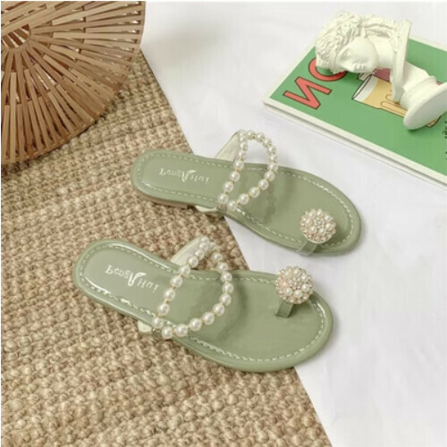 pearl slippers