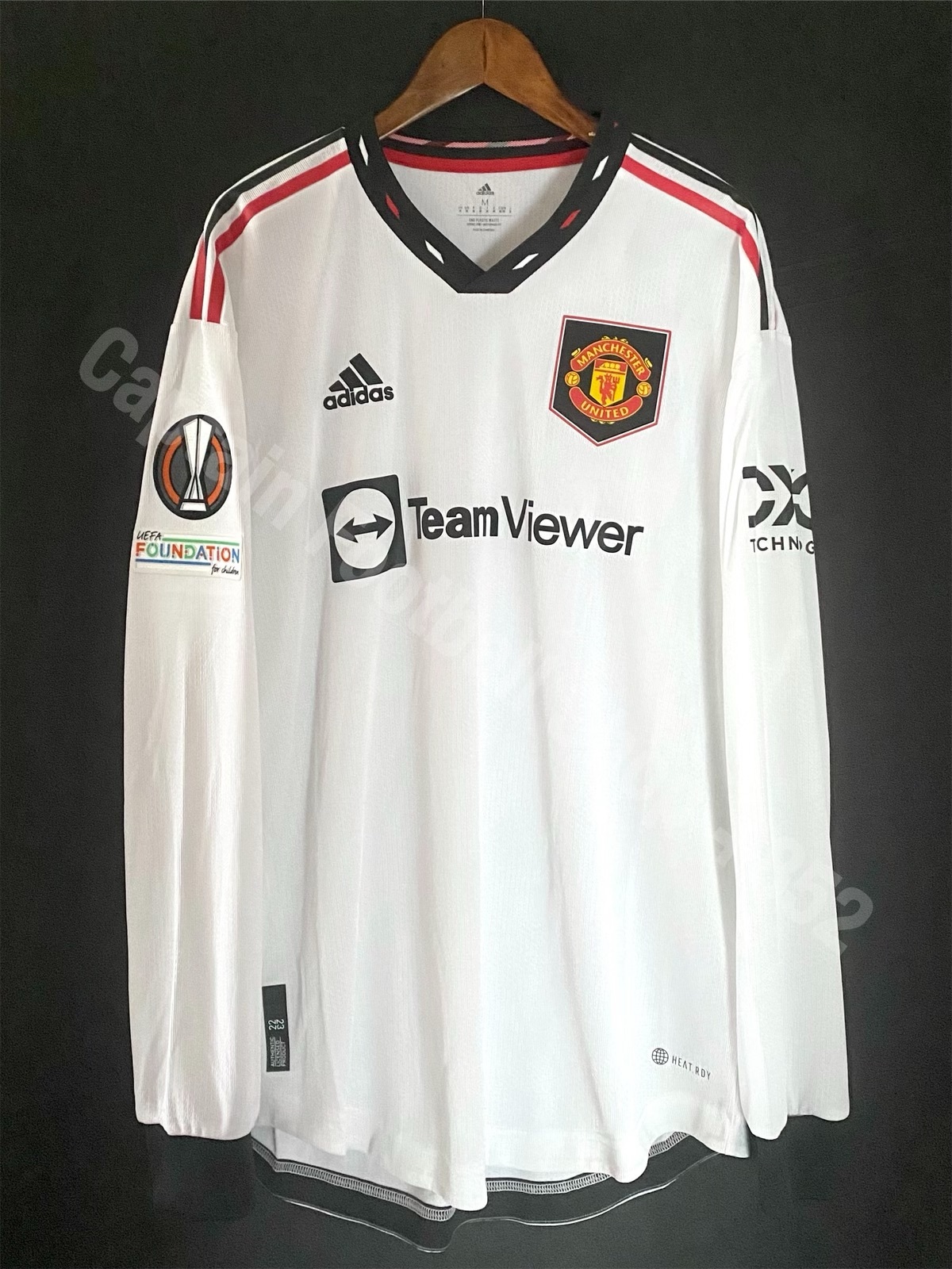 (球員版) 曼聯 2022-2023 歐霸盃 Adidas 作客長袖球員版球衣 #7 RONALDO