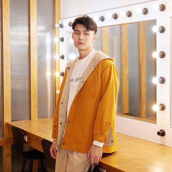 KANGOL 外套 橘卡其 雙面 燈心絨 中性 6255142330