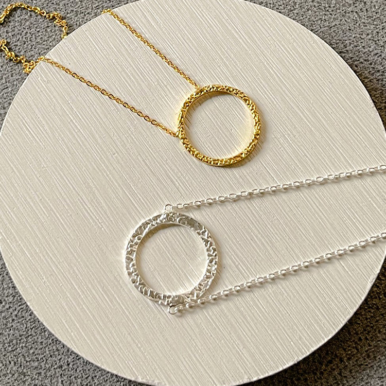 奧地利冶金TheCraftShop 月桂環項鍊