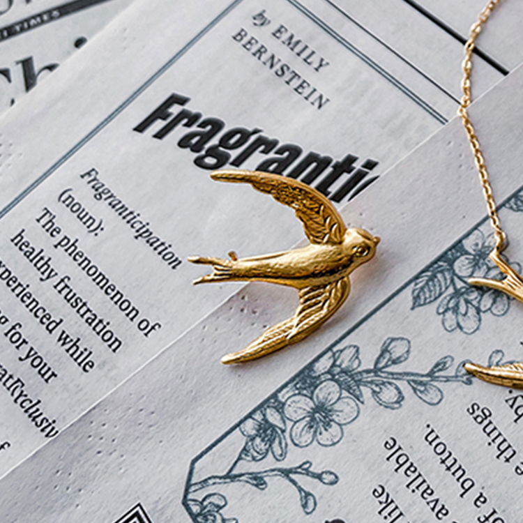 奧地利冶金TheCraftShop 飛燕胸針