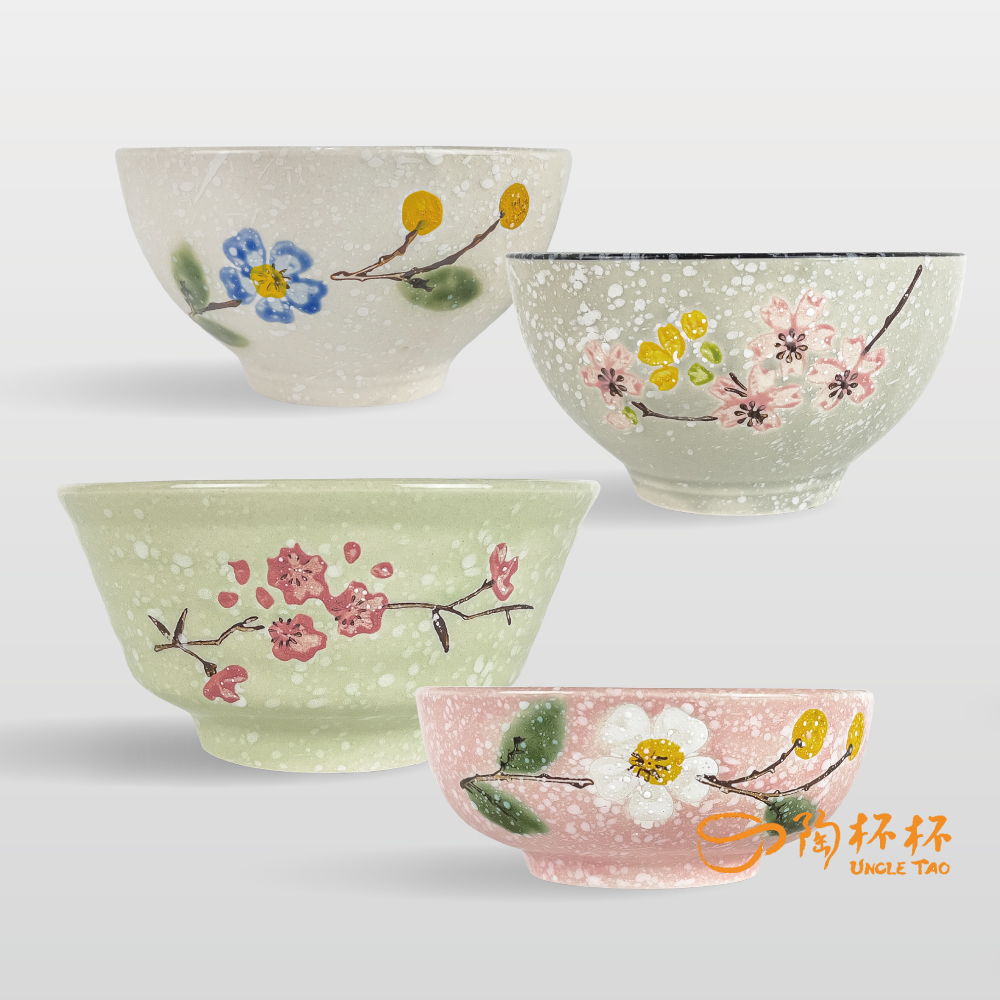 繽紛花彩  飯碗 醬料碗 10/11.5/14cm AS03-43-03-2【陶杯杯瓷器】