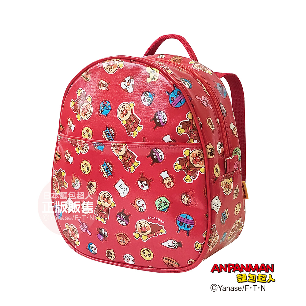 麵包超人滿版後背包亮紅