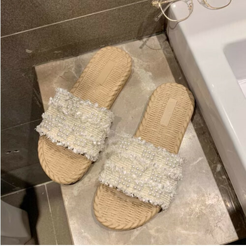 pearl slippers