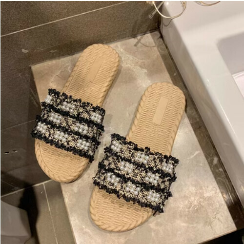 pearl slippers