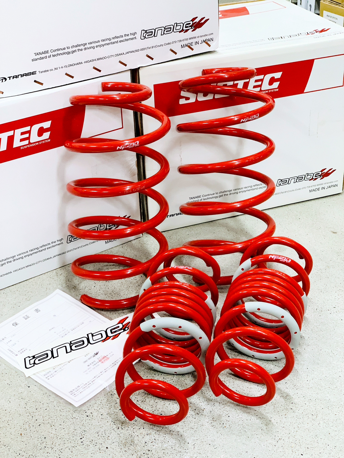 TANABE NF210 短彈簧組 NISSAN TEANA J31 2003-2008