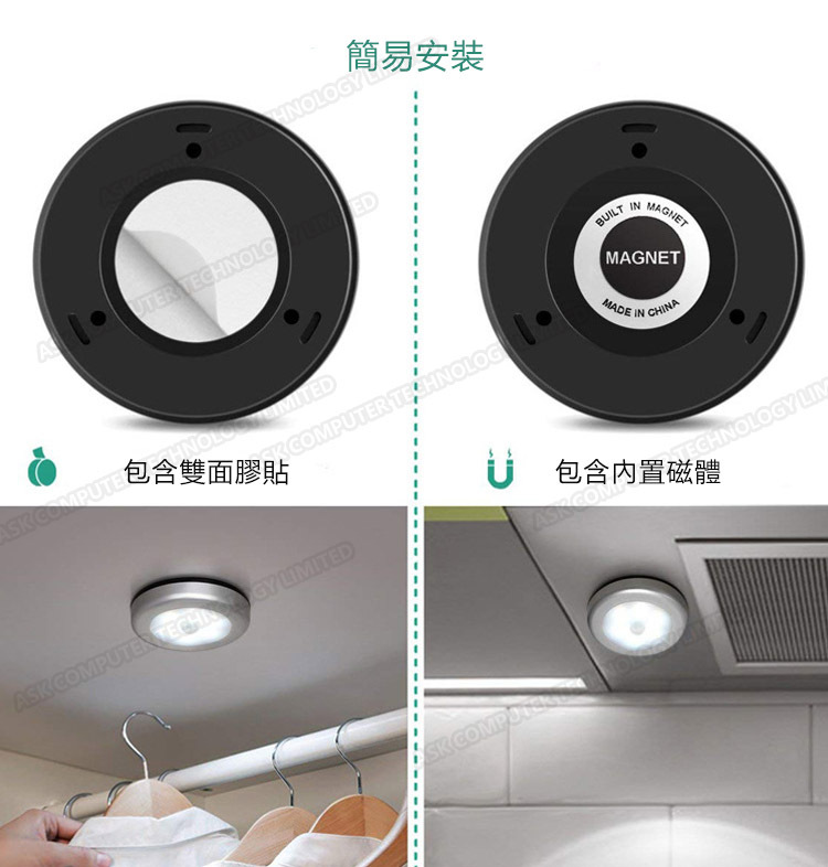 Japan TSK battery type automatic induction LED light P2205