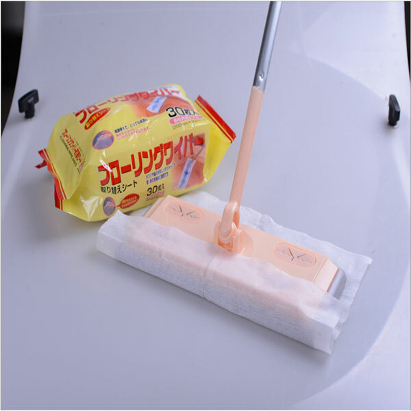 Korea JK Japanese style 30 pieces of electrostatic dust removal paper disposable dust-free paper mop vacuum paper floor cleaning mop sticky dust cloth J0068