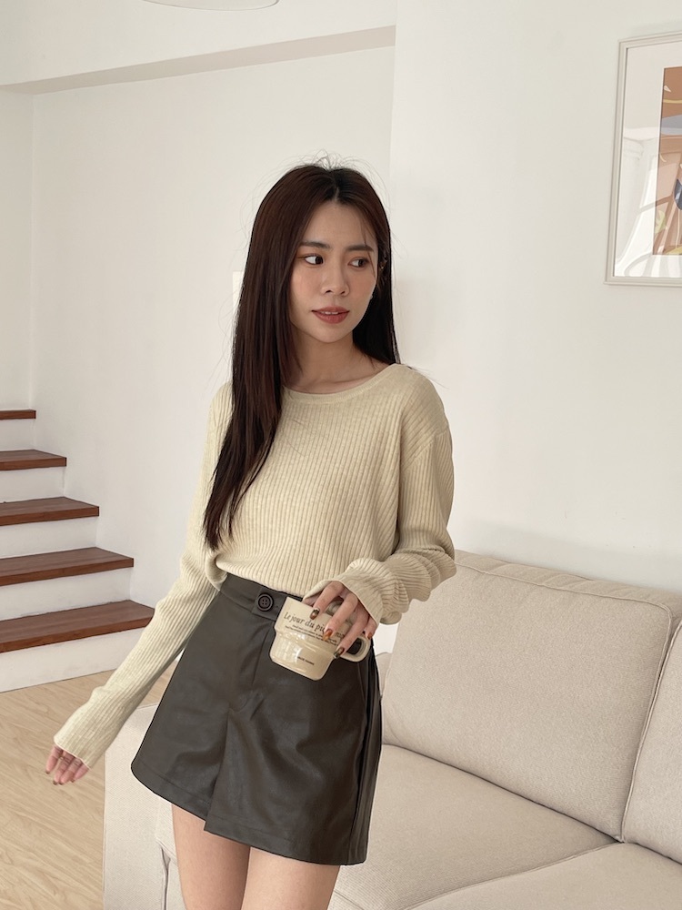每年熱賣超顯瘦坑條薄針織