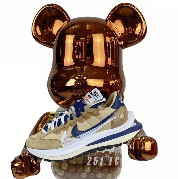Sacai x Nike Vaporwaffle "Sesame" 大地 奶茶 DD1875200