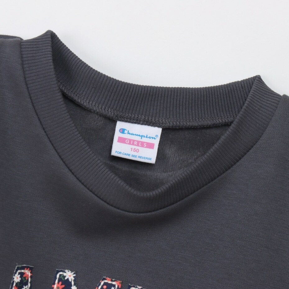 女童款-CASUAL印花衛衣-深灰色（CK-Y014-080）