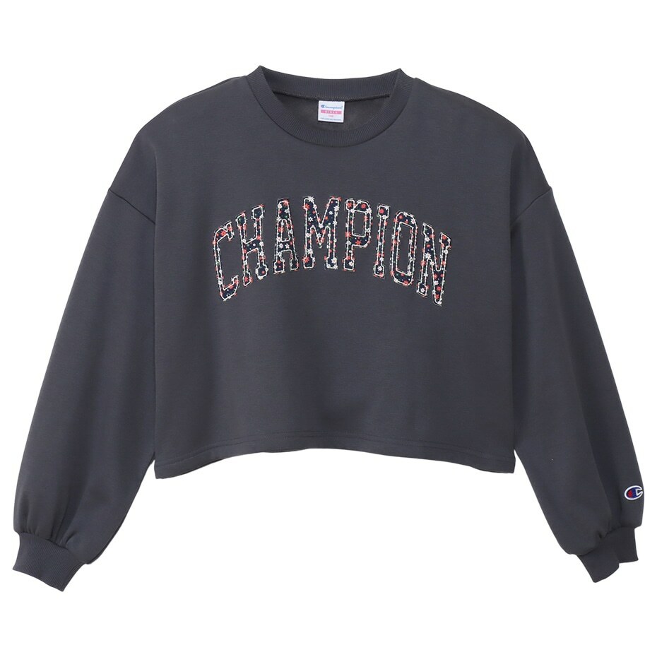 女童款-CASUAL印花衛衣-深灰色（CK-Y014-080）