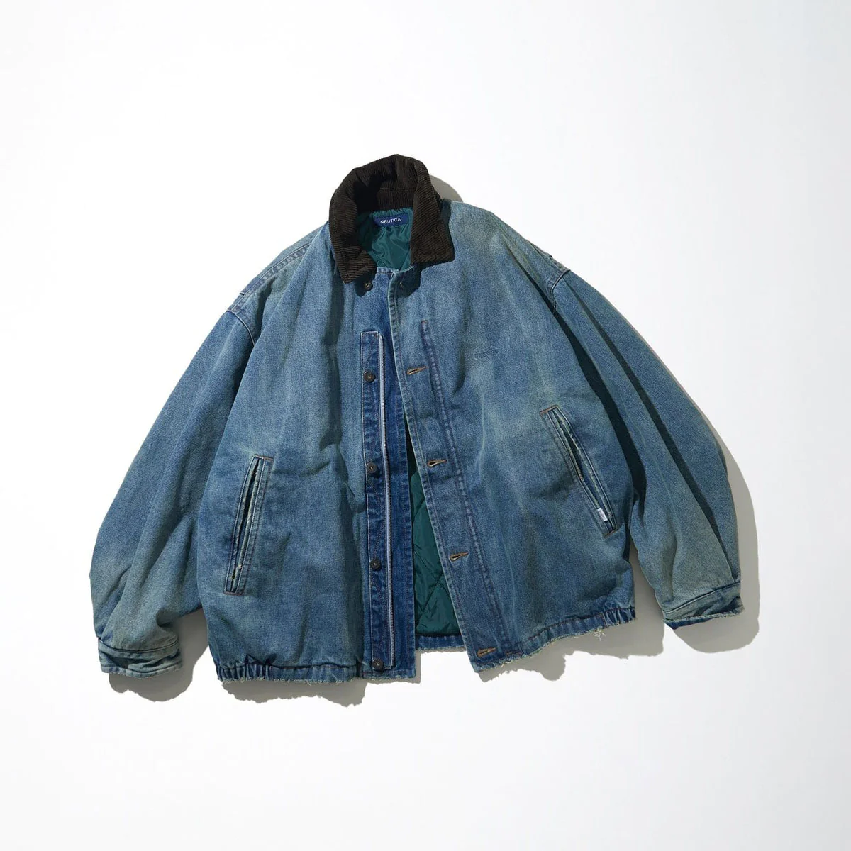 2023AW NAUTICA JP 日版 Denim Blouson 丹寧 牛仔 重磅 水洗 厚 外套 保暖 現貨