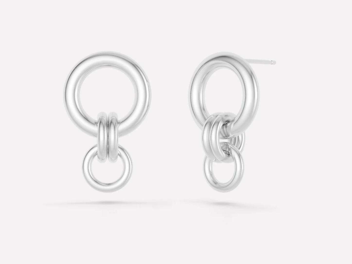 Canis Silver Earrings