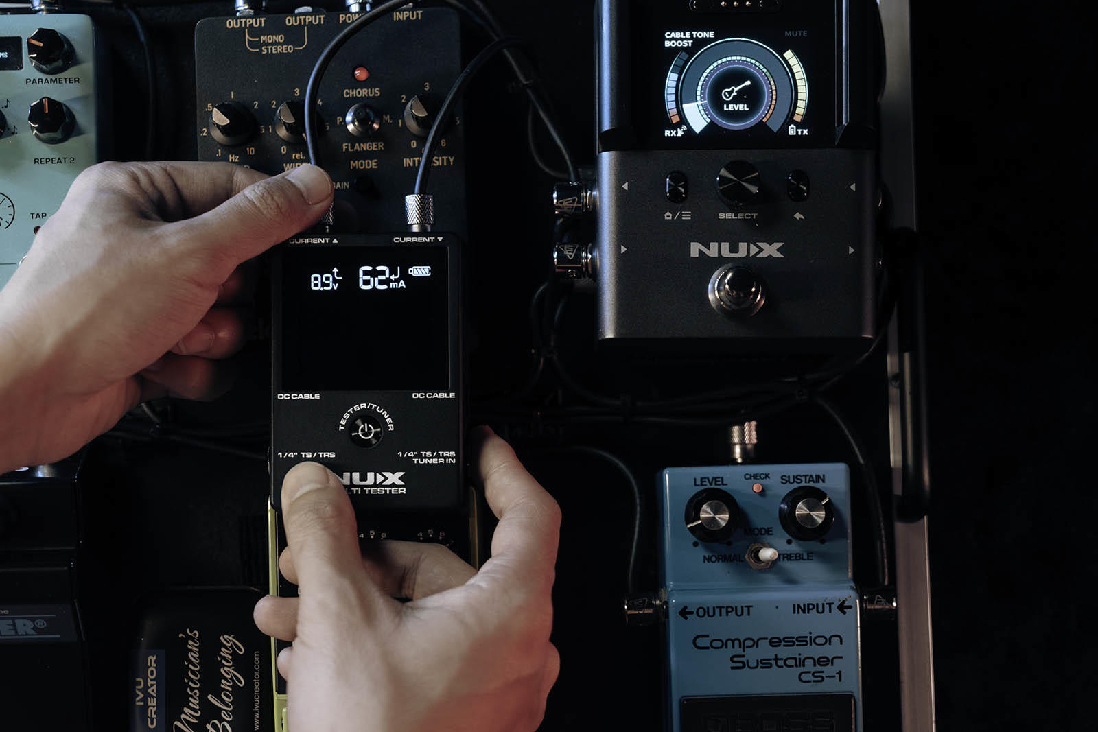 NUX NUX NMT-1 四合一 效果器/線材多功能檢測量表/調音器 第 4 張圖片｜三峽吉他 / Bass