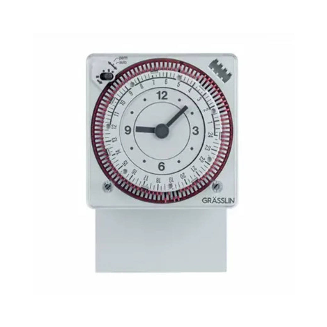 GRASSLIN 02.80.0001.1模擬定時器，TACTIC 211.1，壁掛式