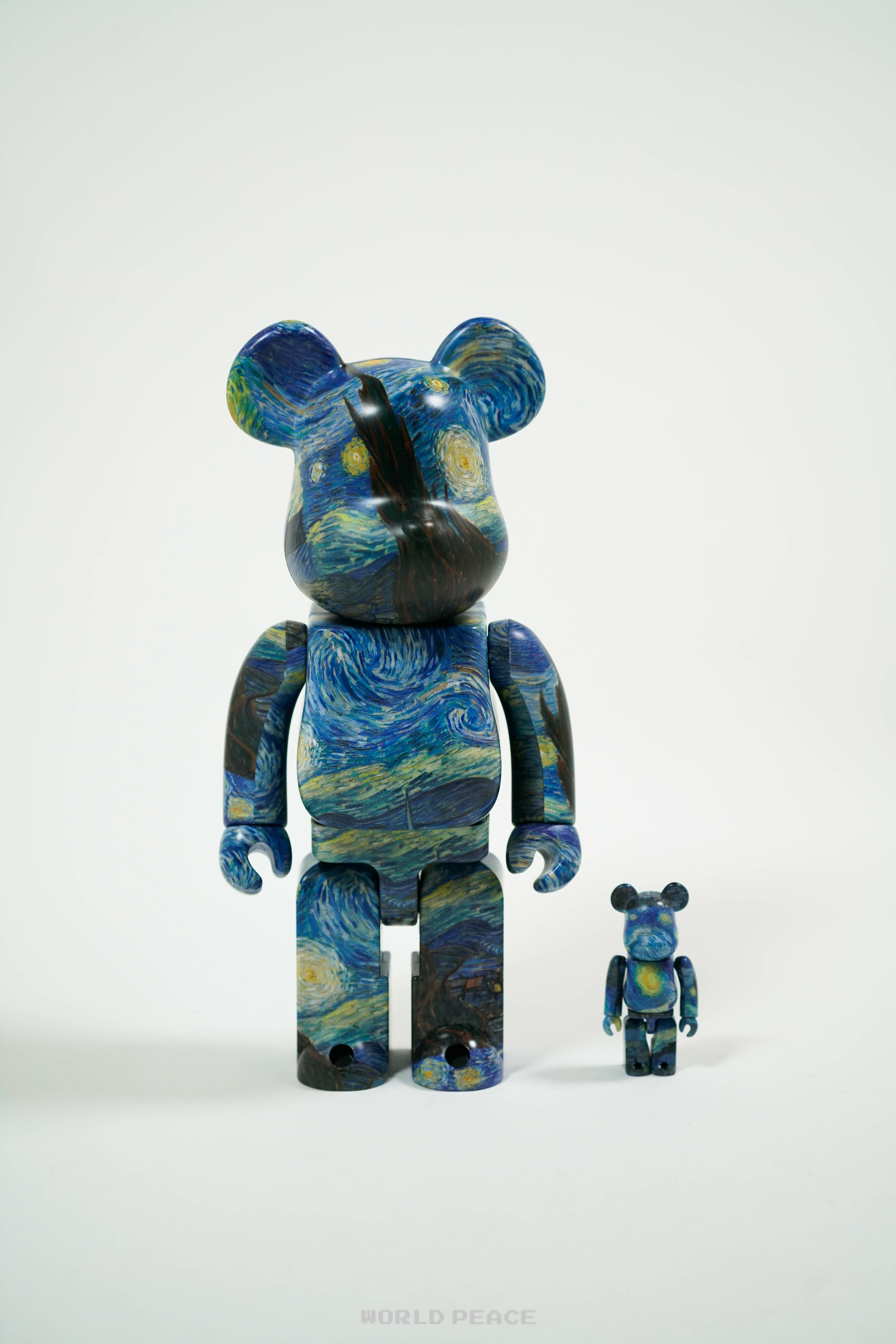 BE@RBRICK 梵谷 星空 100% & 400%  庫柏力克熊 BE@RBRICK-29 [台灣現貨]