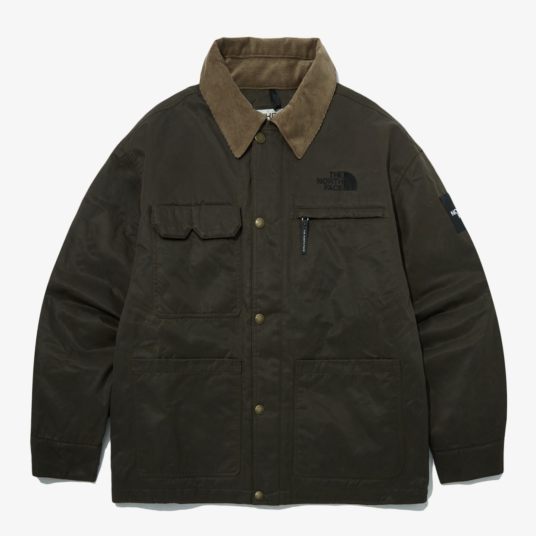 THE NORTH FACE 白標 WAX HEAT 復古 大地色 教練外套 NJ3NP60J