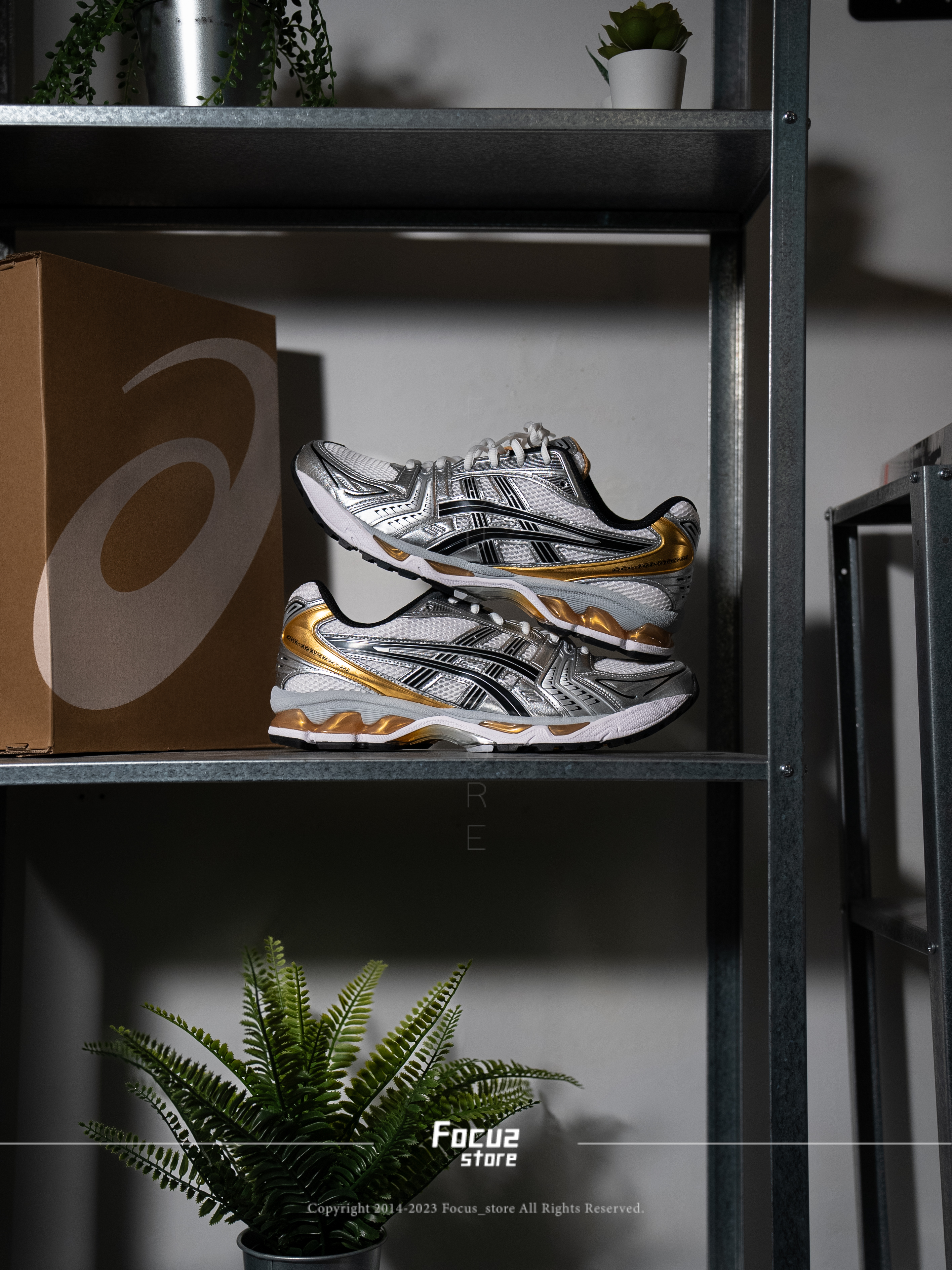 【Focus Store】現貨秒發 Asics Gel-Kayano 14 "White Pure Gold" 白金 1201A019-102