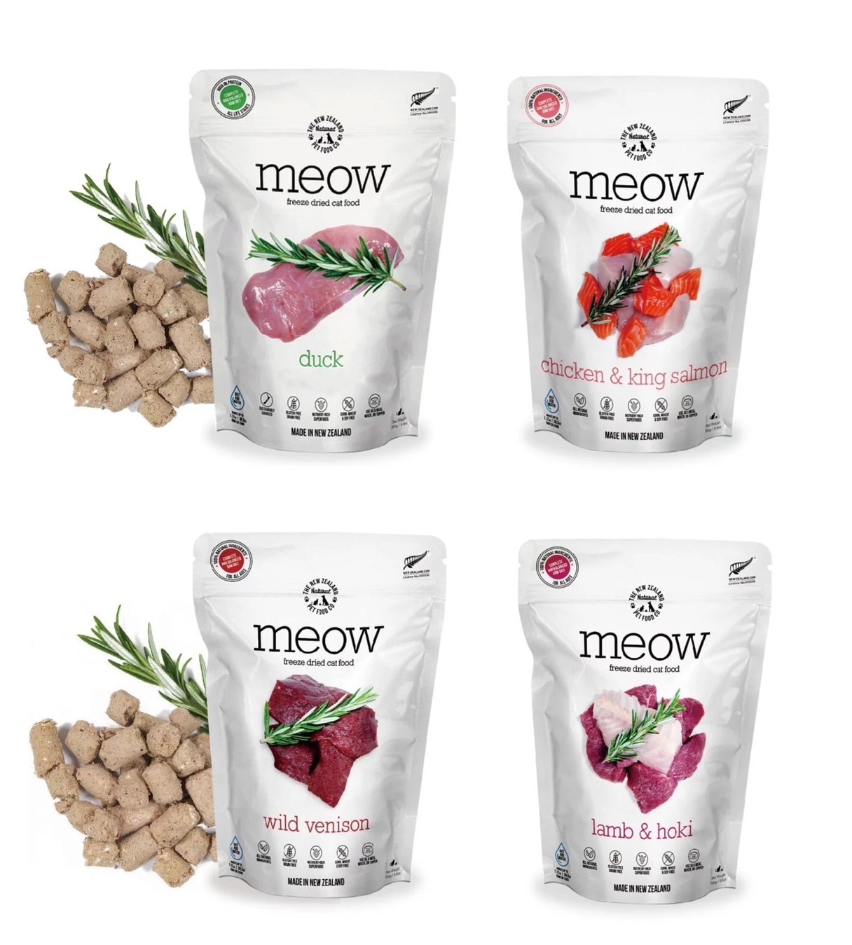 鮮開凍 MEOW貓咪冷凍乾燥生食餐 NZ Natural