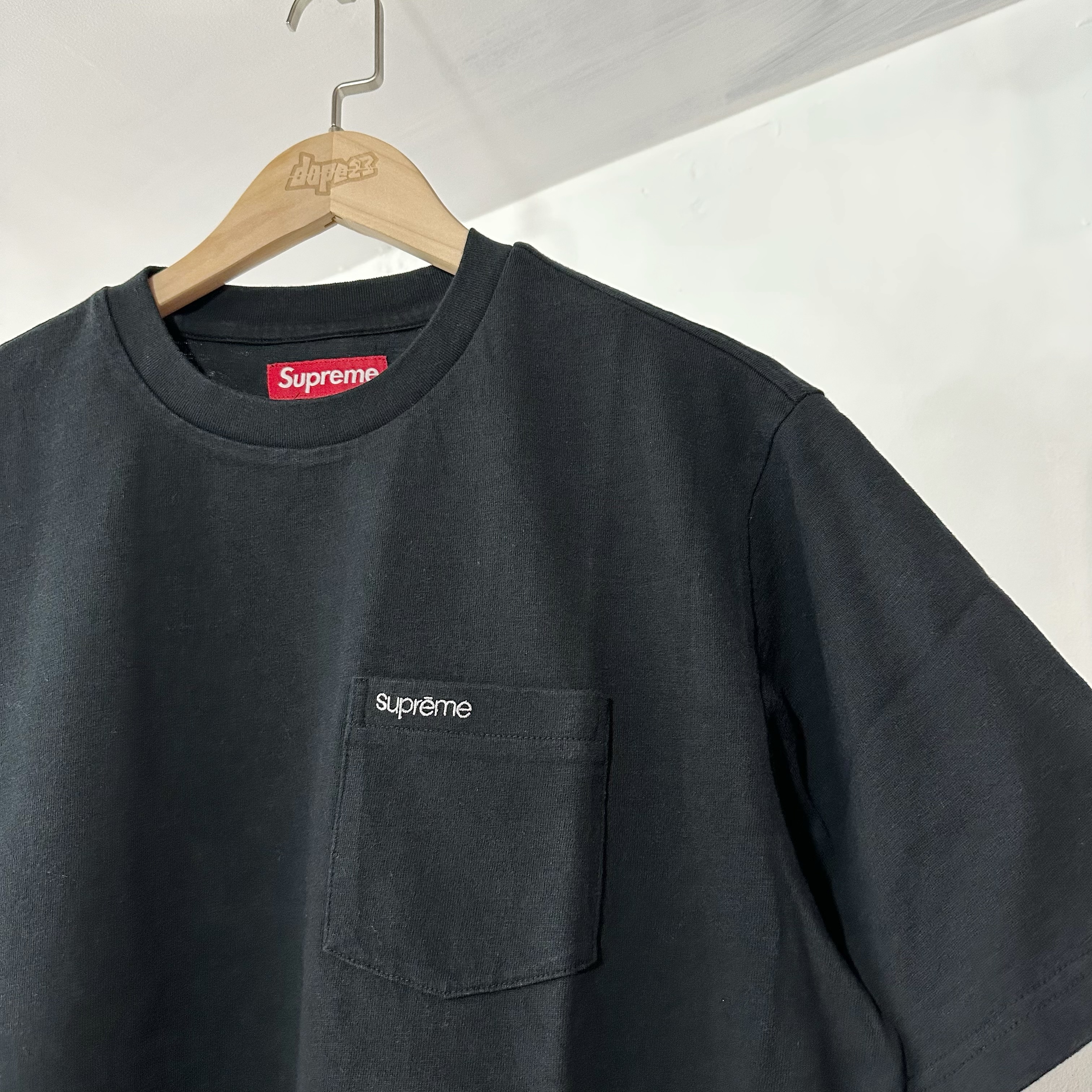 Supreme  S/S Pocket Tee Black