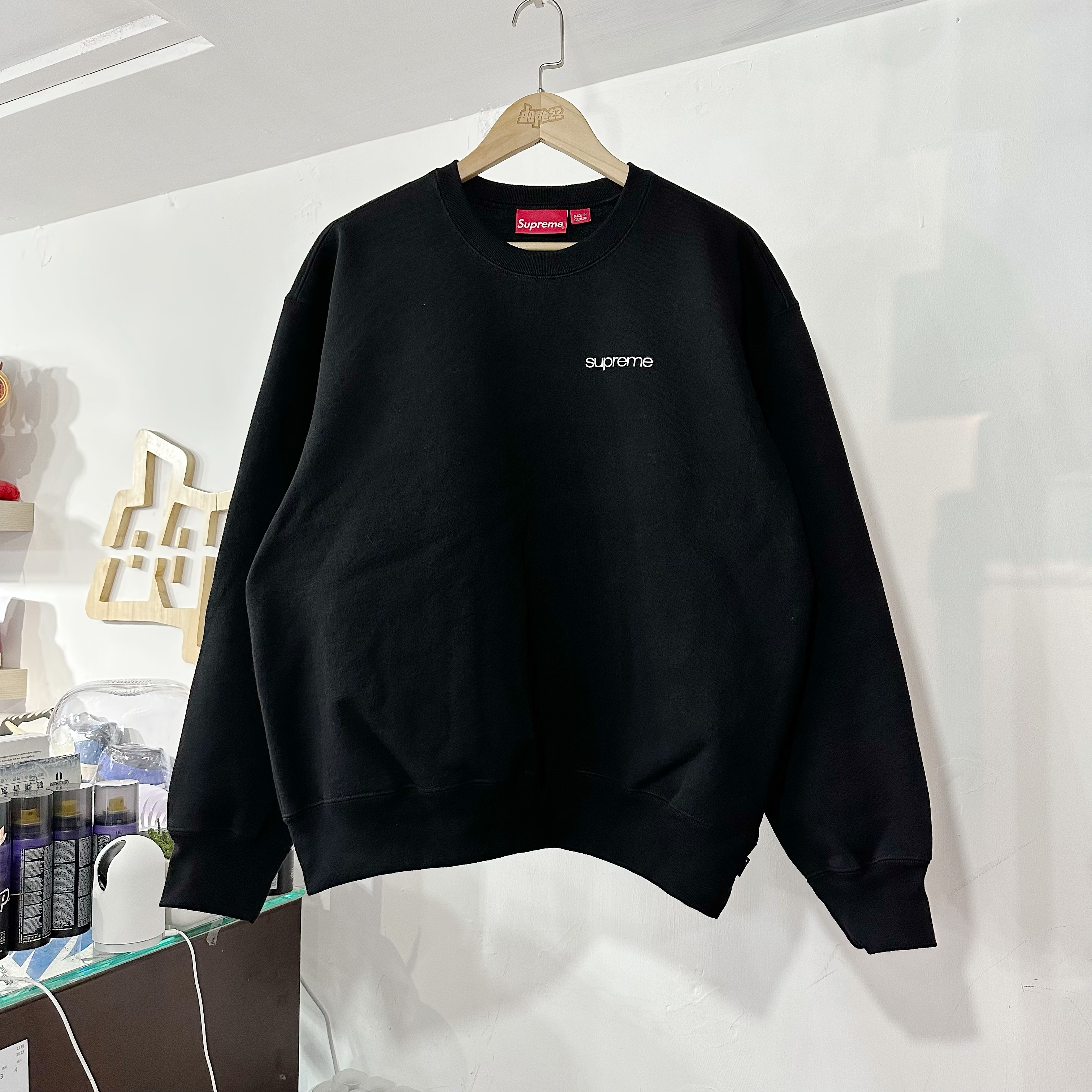 Supreme FW23 NYC Crewneck Black