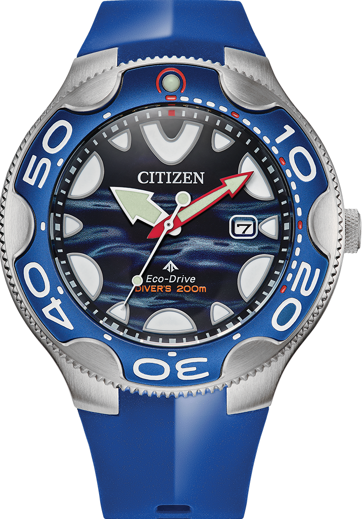萬年鐘錶 - Citizen PROMASTER 星辰錶  PROMASTER 殺人鯨限量光動能200米潛水錶  BN0238-02L 錶徑46MM